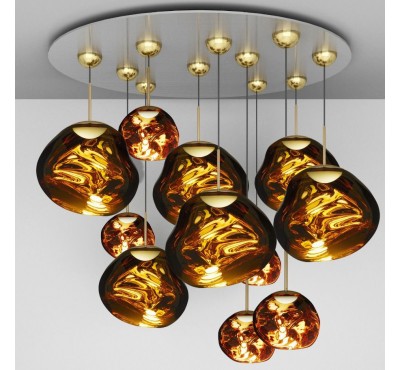 Подвесной светильник Tom Dixon - Melt LED Gold Mega Pendant System (MLMS02G-PEUM1)