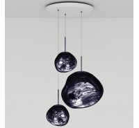 Подвесной светильник Tom Dixon - Melt LED Smoke Trio Round Pendant System (MLPS04SM-PEUM1)