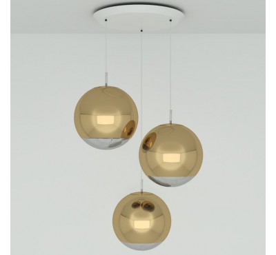 Подвесной светильник Tom Dixon - Mirror Ball Gold 40cm Round Pendant System (MBPS01G-PEUM1) Подвесной светильник Tom Dixon - Mirror Ball Gold 40cm Round Pendant System (MBPS01G-PEUM1)
