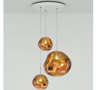 Подвесной светильник Tom Dixon - Melt Gold Trio Round Pendant System (MLPS01G-PEUM1)