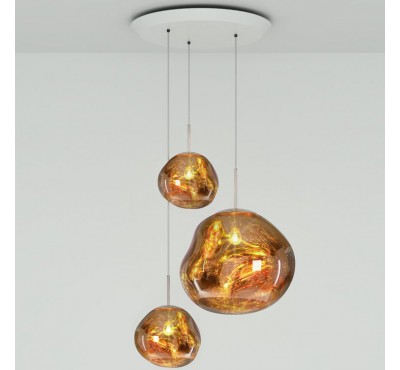 Подвесной светильник Tom Dixon - Melt Gold Trio Round Pendant System (MLPS01G-PEUM1)