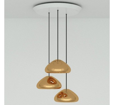 Подвесной светильник Tom Dixon - Void Copper Trio Round Pendant System (VLPS01CO-PEUM1)