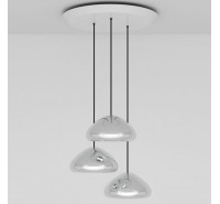 Подвесной светильник Tom Dixon - Void Steel Trio Round Pendant System (VLPS01S-PEUM1)