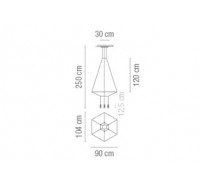 Подвесной светильник Vibia - Wireflow 2 Подвесной светильник Vibia - Wireflow 2