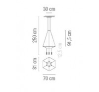 Подвесной светильник Vibia - Wireflow 2 Подвесной светильник Vibia - Wireflow 2