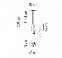 Подвесной светильник Vibia - Wireflow 2 Подвесной светильник Vibia - Wireflow 2