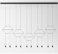 Подвесной светильник Vibia - Wireflow 5 Подвесной светильник Vibia - Wireflow 5