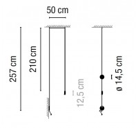 Подвесной светильник Vibia - Wireflow 6 Подвесной светильник Vibia - Wireflow 6
