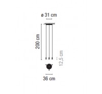Подвесной светильник Vibia - Wireflow 7 Подвесной светильник Vibia - Wireflow 7