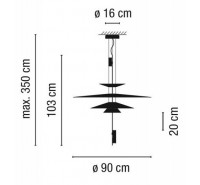 Подвесной светильник Vibia - Flamingo 1550 Подвесной светильник Vibia - Flamingo 1550