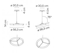 Подвесной светильник Vibia - Halo Jewel 2350-2351